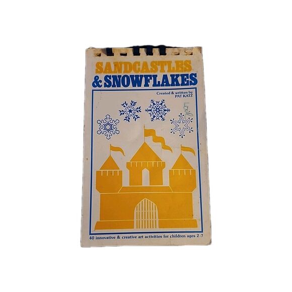 Vtg Sandcastles and Snowflakes: 40 Innovative & Creative Art Activities Pat Katz - Picture 1 of 6